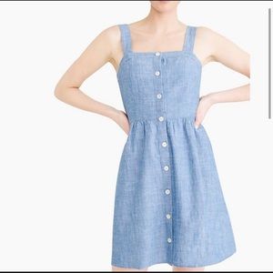 K crew super cute chambray button up dress size 8. New with tags